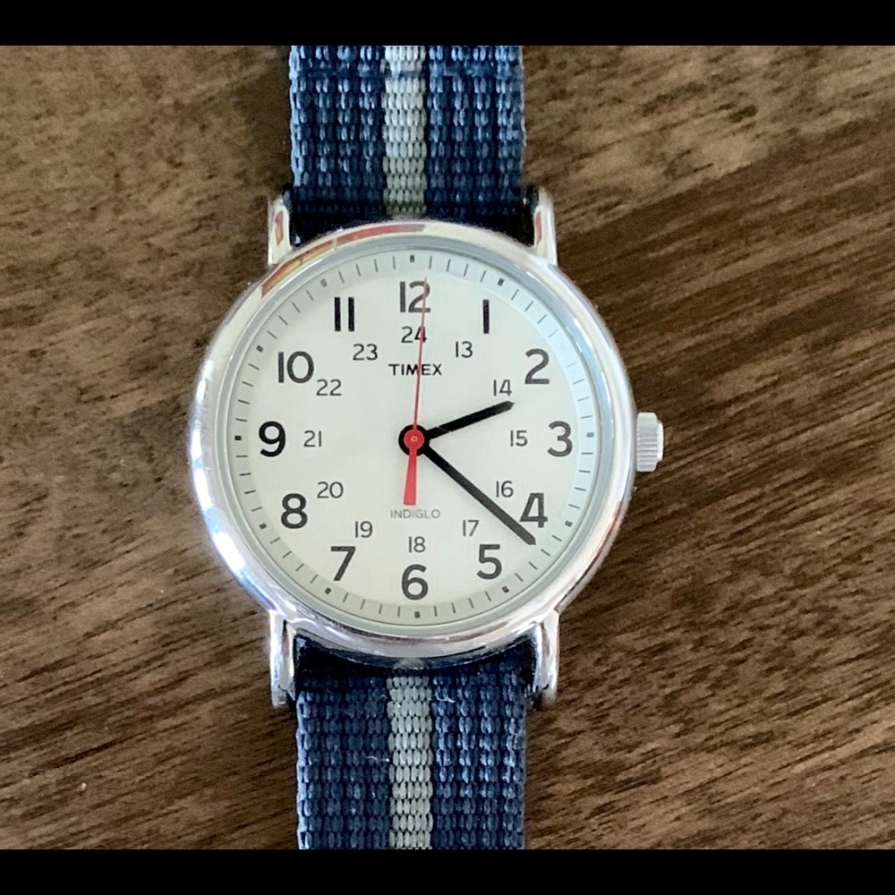 Timex Weekender indiglo sport watch